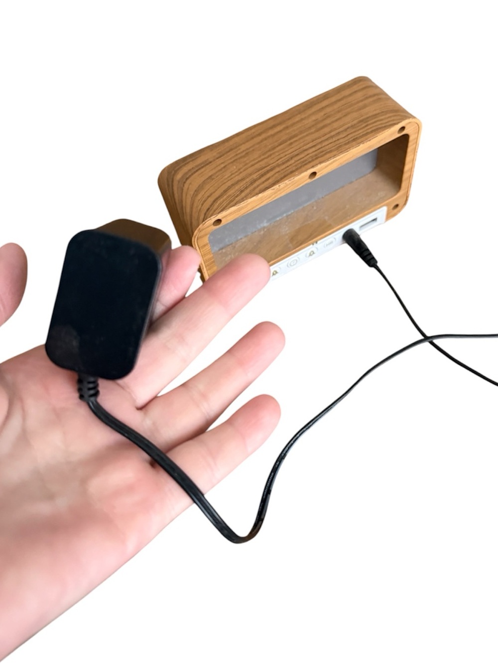 Capello Wood-Effect Alarm Clock - Picture 3 of 3